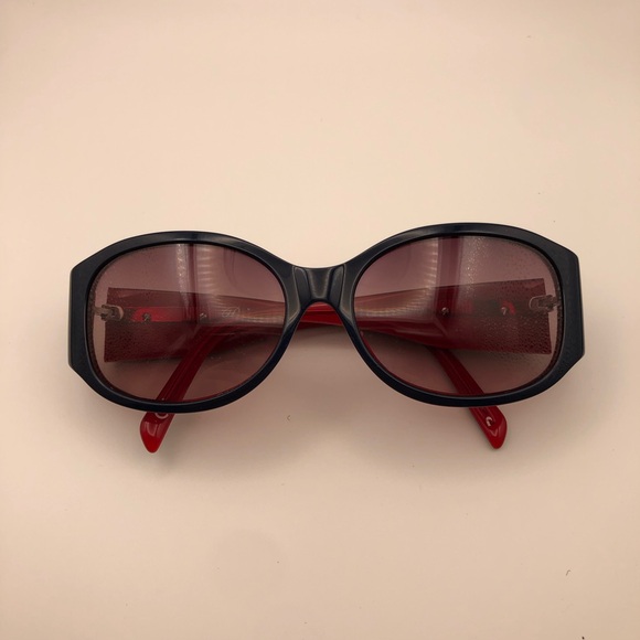 BRIGHTON ANCHORS AWAY EYEGLASSES SWAROVSKI STARFISH RED WHITE BLUE FRAMES ONLY main image 4